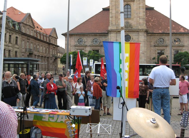 Bild Antikriegstag 2008 Erlangen